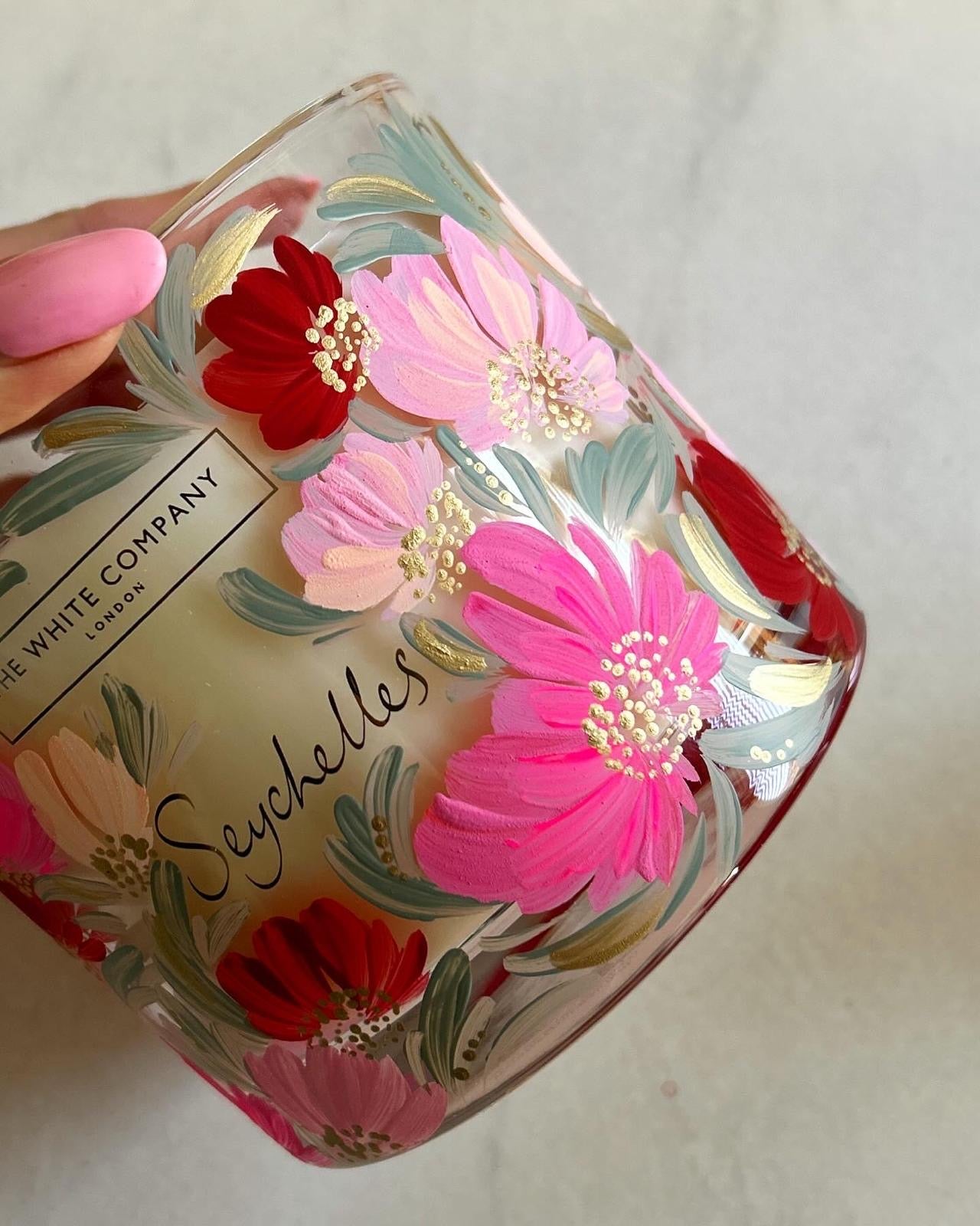Hand-painted Candle (painting only)