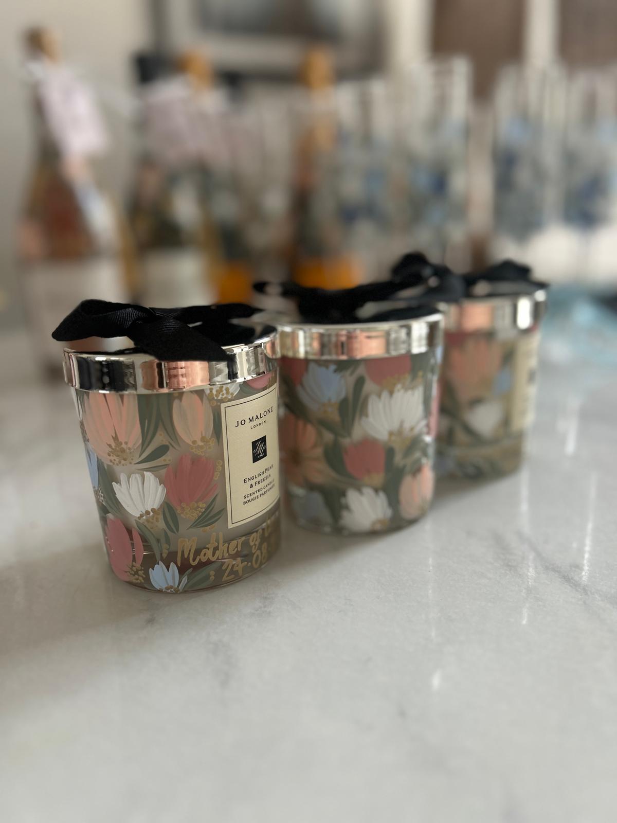 Hand-painted Candle (painting only)