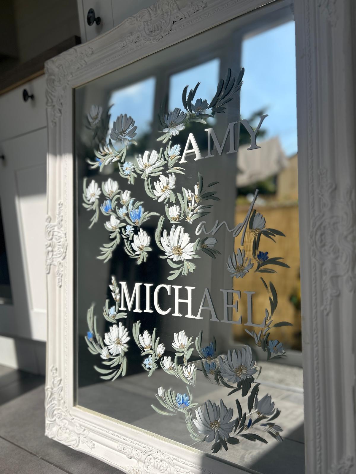 Hand-painted Wedding Sign