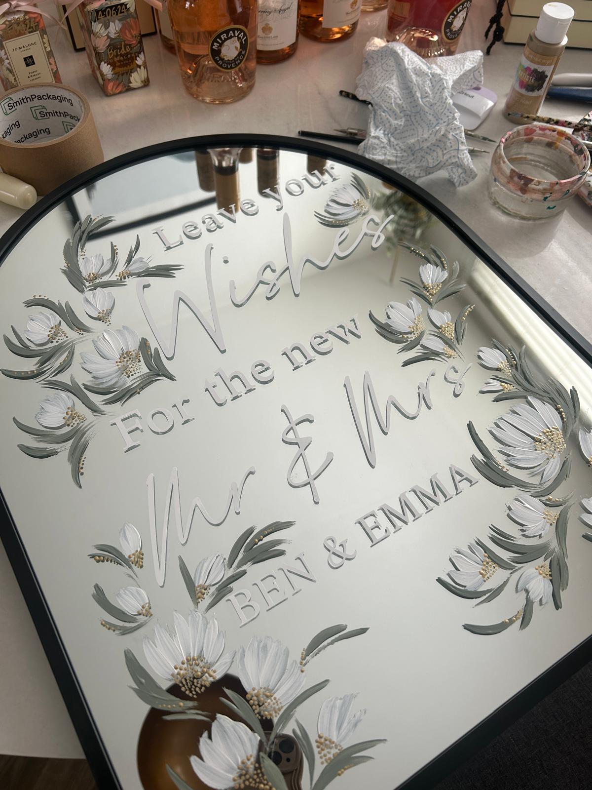 Hand-painted Wedding Sign